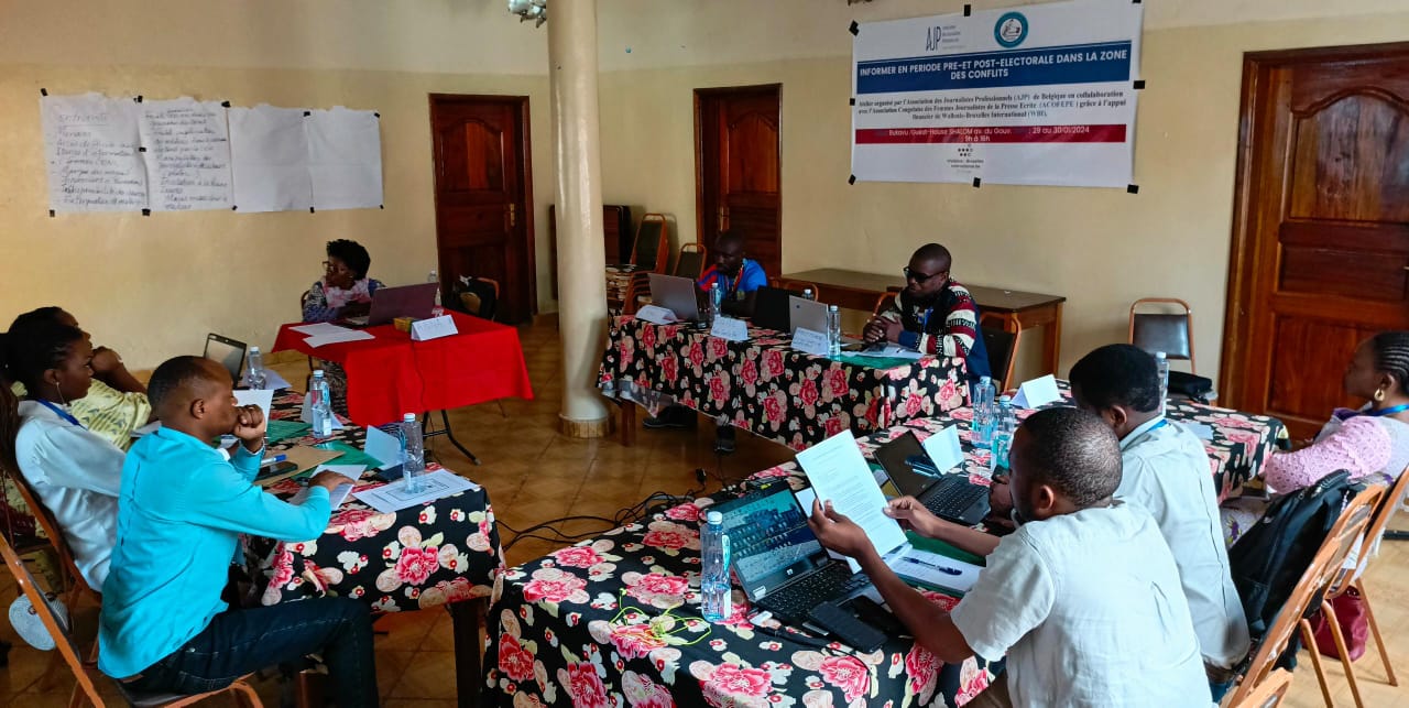 Bukavu : 10 journalistes vont devenir des formateurs de leurs pairs sur des questions électorales