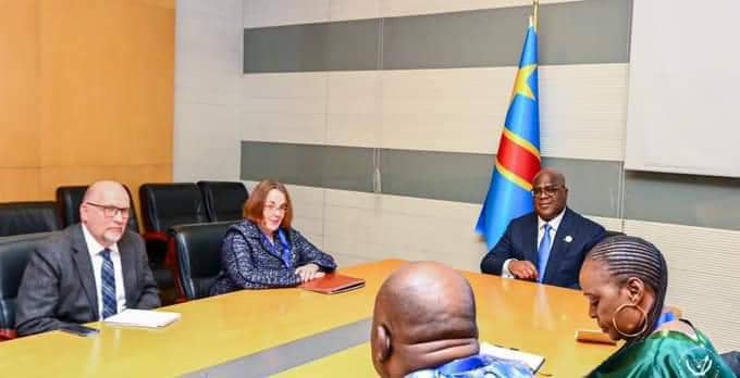Le Président Tshisekedi et Molly Phee discutent de la situation sécuritaire dans l’Est de la RDC