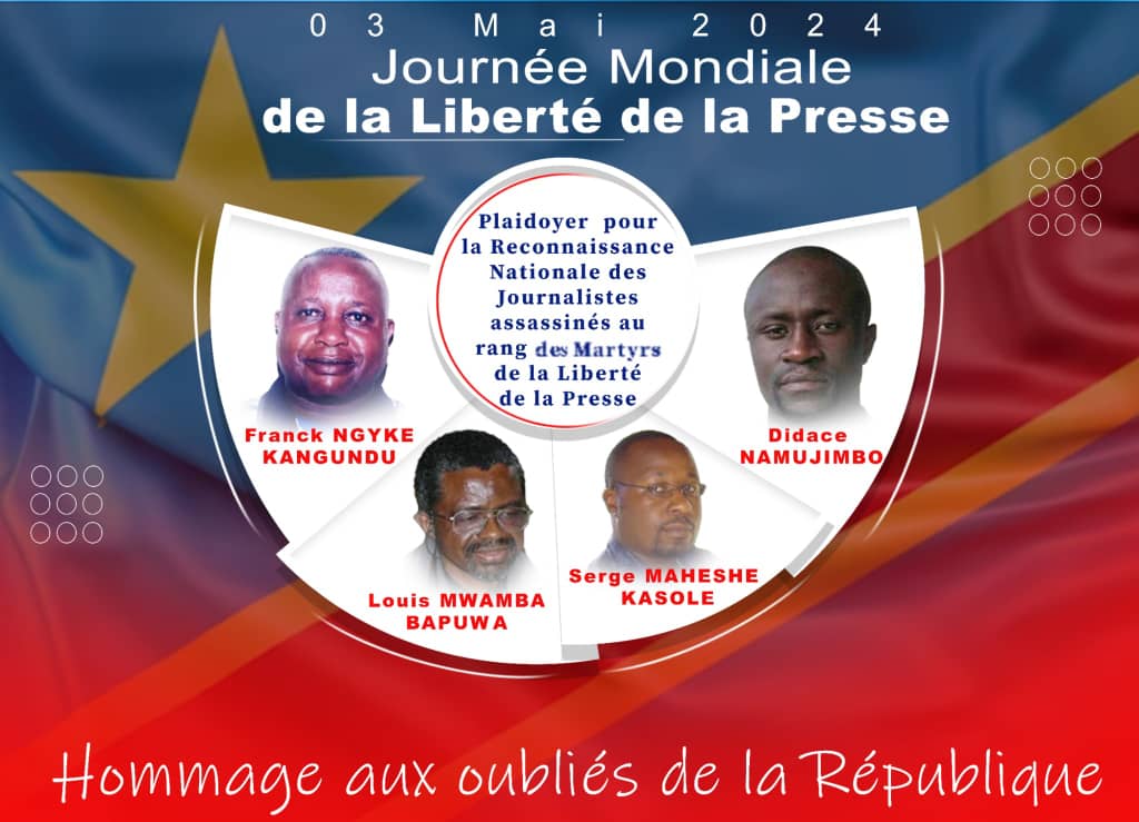 RDC : L’ACOFEPE plaide pour la reconnaissance des journalistes assassinés en RDC